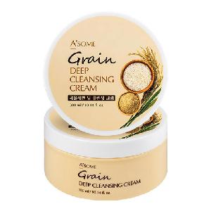 A'SOME 殼物深層清潔卸妝霜 Grain Deep Cleansing Cream,溫和落妝,提亮卸妝,補濕保濕卸妝